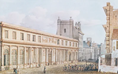 Uitzicht op de Ecole de Medecine, Parijs